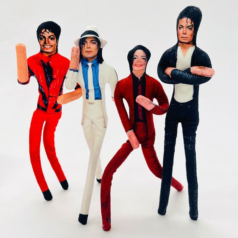Home Decor Ideas - アニメコスプレ小道具アクションフィギュアマイケル・ジャクソン可動関節ぬいぐるみ人形ホームルーム装飾グッズファンへのギフト