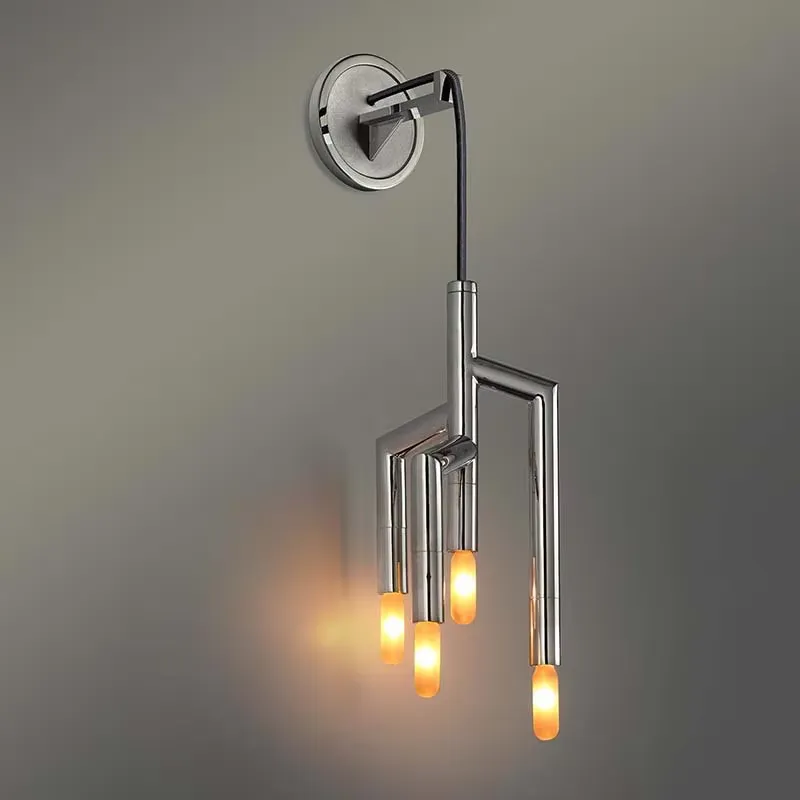 Home Decor White - ホームベッドルームルームホテル装飾クロームウォールランプ3000Kウォームホワイト屋内真鍮銅製手作りアートブラケットライトベッドリビング用