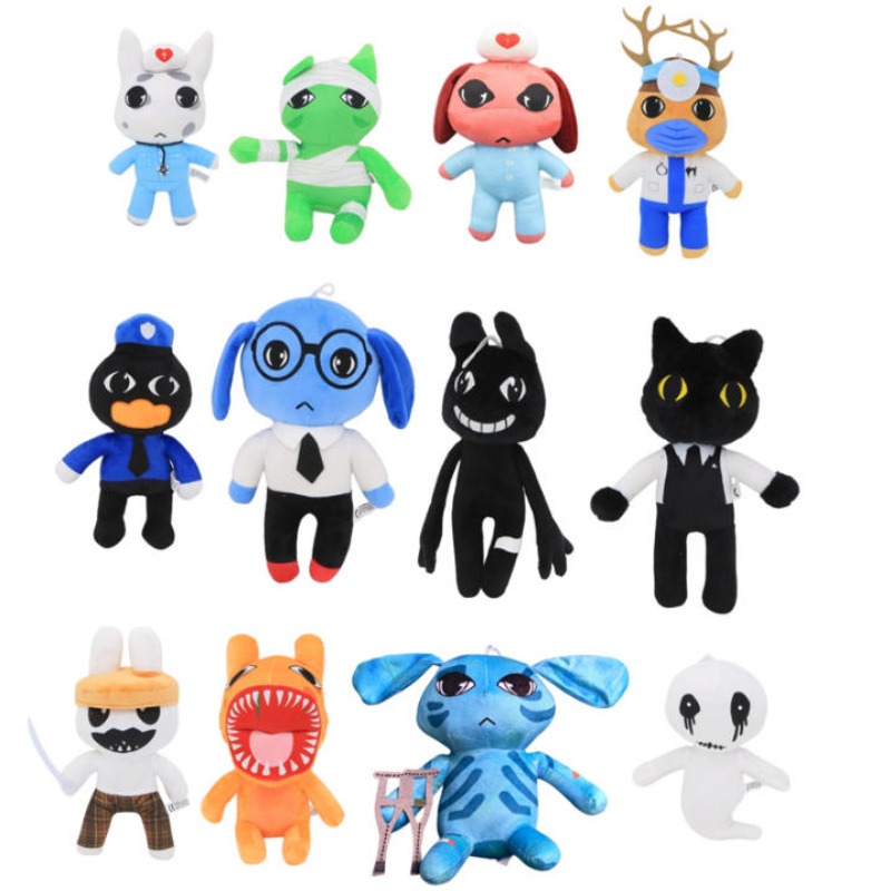 Home Decor Ideas - ホラーゲーム動物病院のぬいぐるみ、柔らかく抱き心地の良い漫画キャラクター、大人ファン向けのコレクターアイテム＆ホームデコレーションギフト