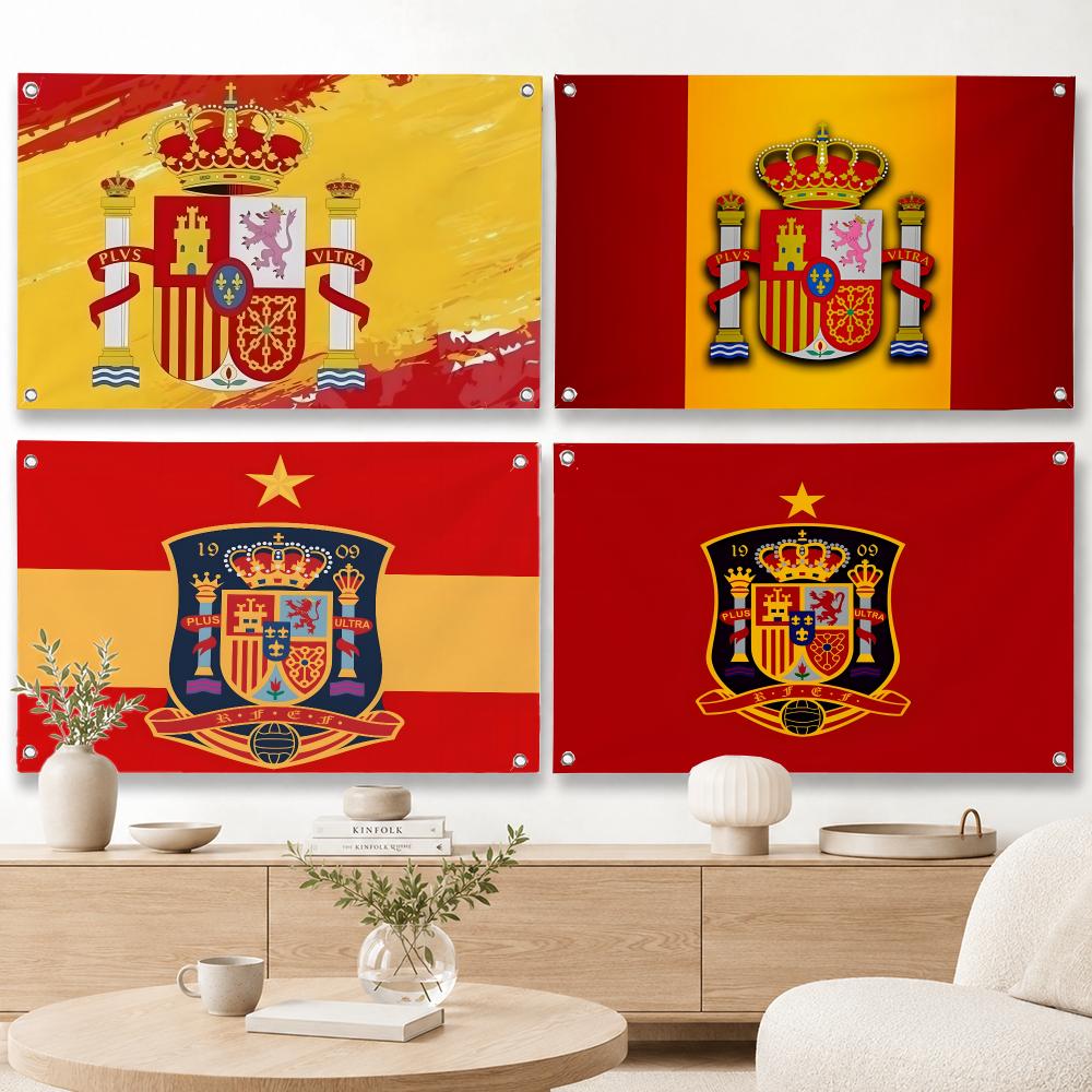Home Decor Locations - スペイン国旗 ホームヤード＆ガーデン装飾バナー - 室内・屋外用壁掛け旗