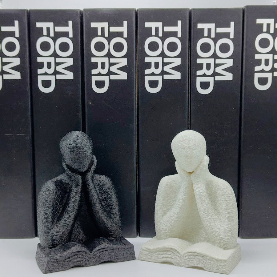 抽象的なフィギュアオーナメント、3Dプリントされた思考フィギ - Abstract Sculpture Resin のレビューと価格