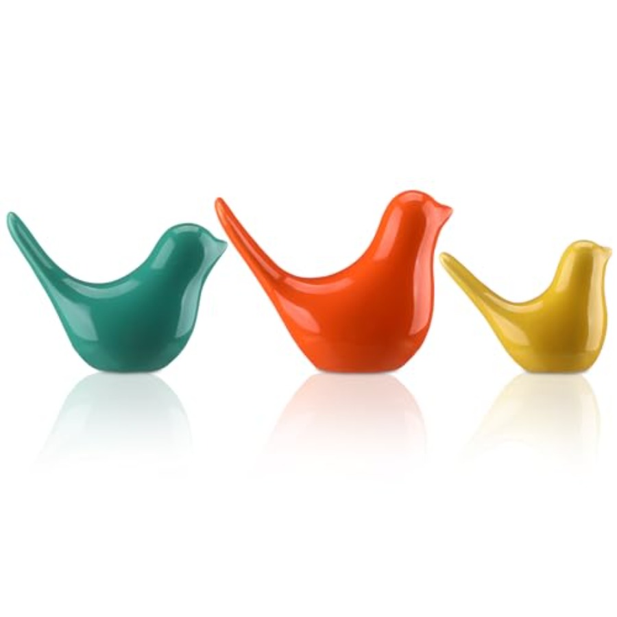 3個セット ミッドセンチュリーモダン装飾 中世風テーブルデコ - Home Decor Orange のレビューと価格
