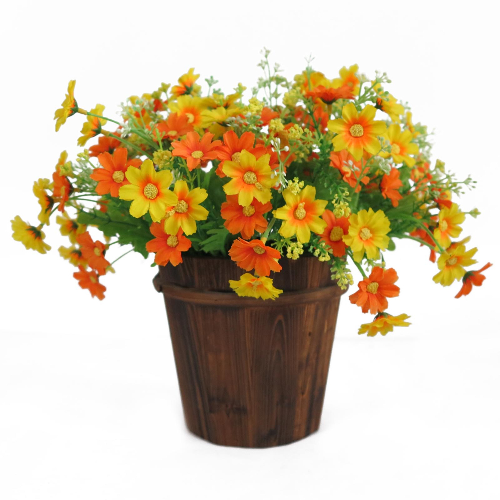 ダイシス-人工のかわいい偽の花束,28の花の頭,家,結婚式, - Home Decor Daisy のレビューと価格