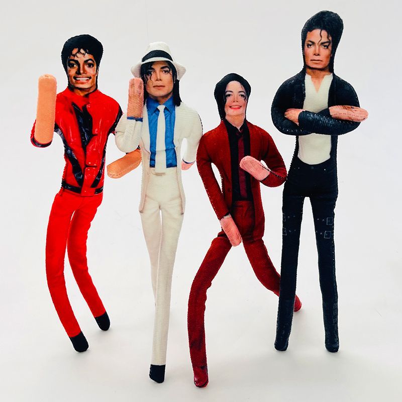 アニメコスプレ小道具アクションフィギュアマイケル・ジャクソン - Home Decor Ideas のレビューと価格