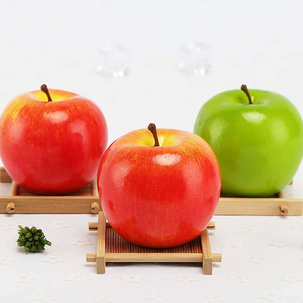 人工フルーツ、家庭用装飾品、造り物のリンゴ、オレンジ、桃、梨 - Home Decor Orange のレビューと価格