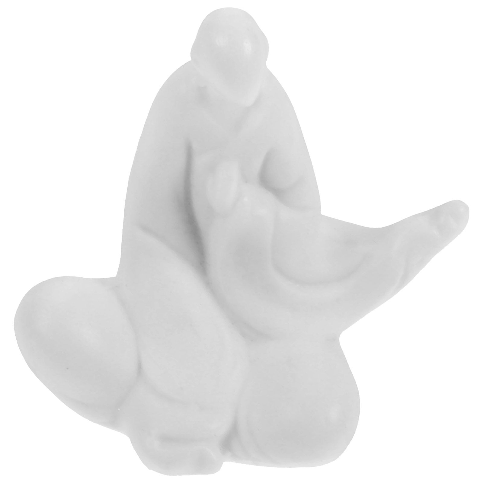 顔のない僧侶の置物、白磁製、瞑想像、家庭、オフィス、寝室、机 - Home Decor White のレビューと価格