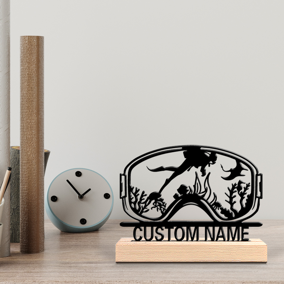 1個入り 可愛いカスタムダイビング木製ベース壁飾り キッチン - Home Decor For Birthday のレビューと価格