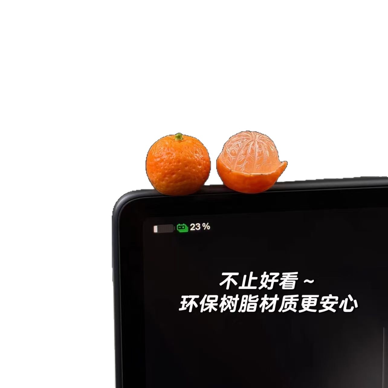 かわいいオレンジのオーナメント カワイイミニフルーツデコレー - Home Decor Orange のレビューと価格