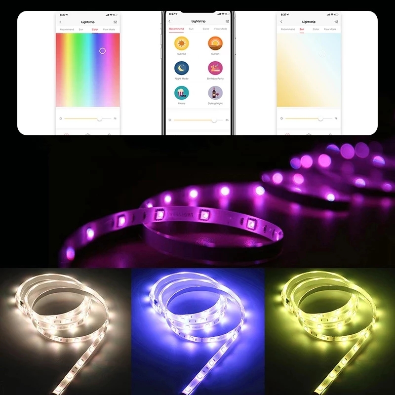 グローバルバージョン Yeelight オーロラスマートライ - Yeelight Light Lightstrip のレビューと価格