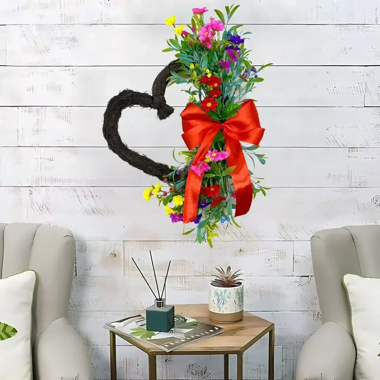 2026年 ユニークなカラフルなデイジー ジプシー風 片面ハ - Home Decor Daisy のレビューと価格