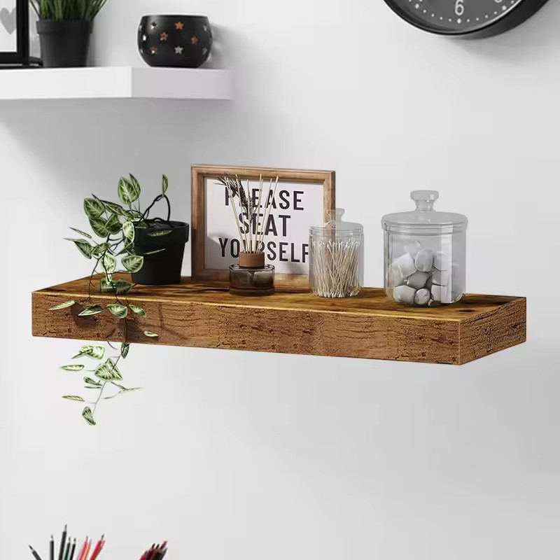 耐久性のあるフローティングウォールシェルフ、隠し支持構造でキ - Floating Shelves のレビューと価格