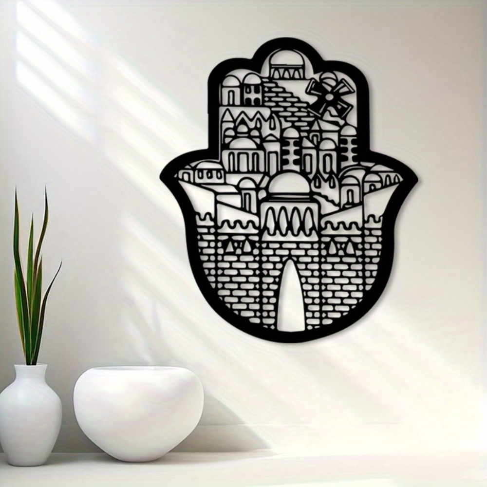 CIFBUY 鉄製ウォールアート イスラム建築 エルサレム聖 - Home Decoration のレビューと価格