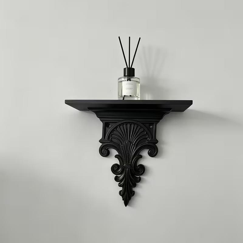 レトロゴシック彫刻3Dプリントフローティングシェルフ、クリエ - Floating Shelves のレビューと価格