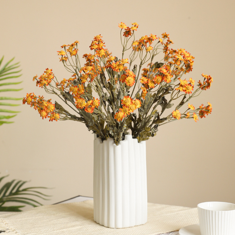 人工シルクフラワー装飾、菊、カモミール、田園、ヴィンテージ、 - Home Decor Daisy のレビューと価格