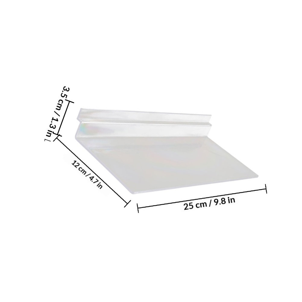 透明な壁掛け式シューズ棚6個セット。店舗、家庭、ショッピング - Floating Shelves のレビューと価格