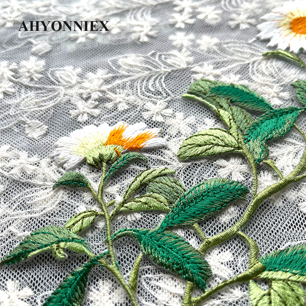1 ピースアイアンで刺繍パッチかわいいヒナギクの花のステッカ - Home Decor Daisy のレビューと価格