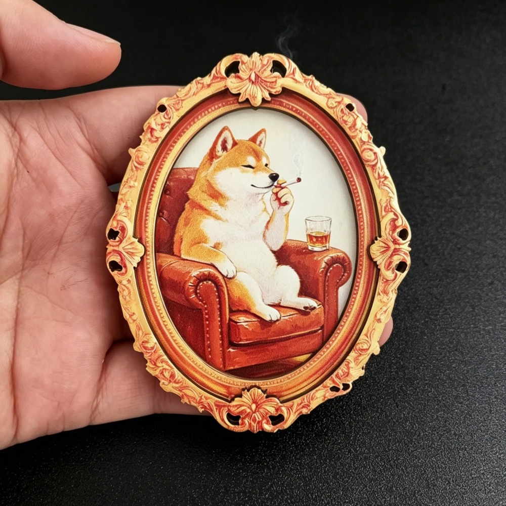 かわいい猫の冷蔵庫マグネット - 愛らしい白黒の猫のデザイン - Home Decor White のレビューと価格