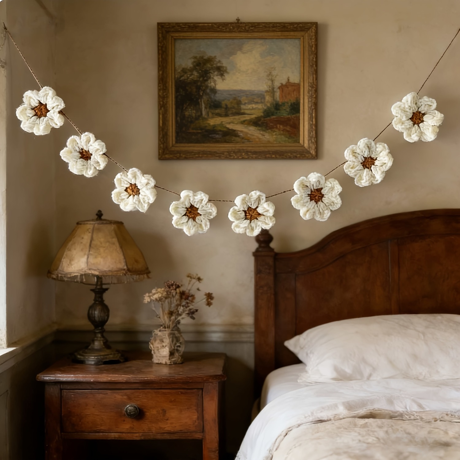 1.8メートルの長さのクロシェデイジーデコレーション8個、家 - Home Decor Daisy のレビューと価格