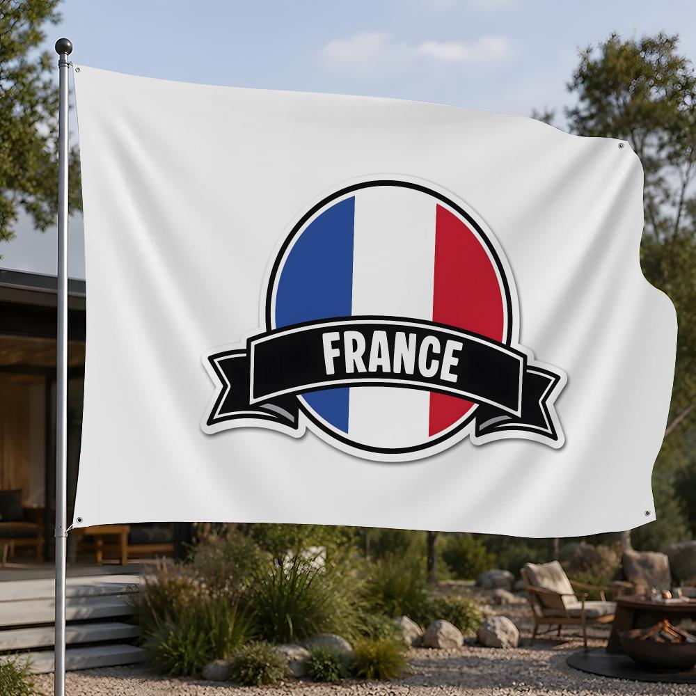 場所：フランス   国旗   家庭・庭の装飾バナー - 室内 - Home Decor Locations のレビューと価格