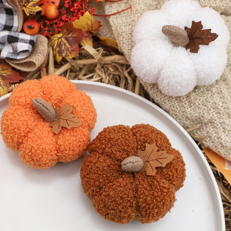 ふわふわのカボチャのぬいぐるみ ハロウィンカボチャの飾り 季 - Home Decor For Birthday のレビューと価格