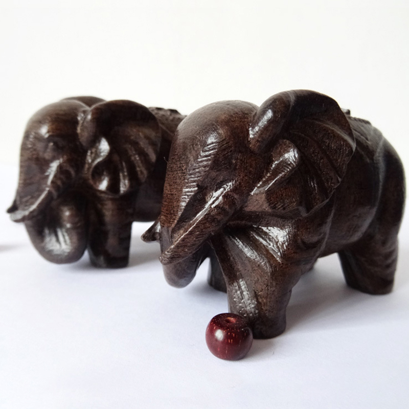 高級象の置物 木製装飾品 工芸品 レトロな家の風水飾り 天然 - Abstract Sculpture Resin のレビューと価格