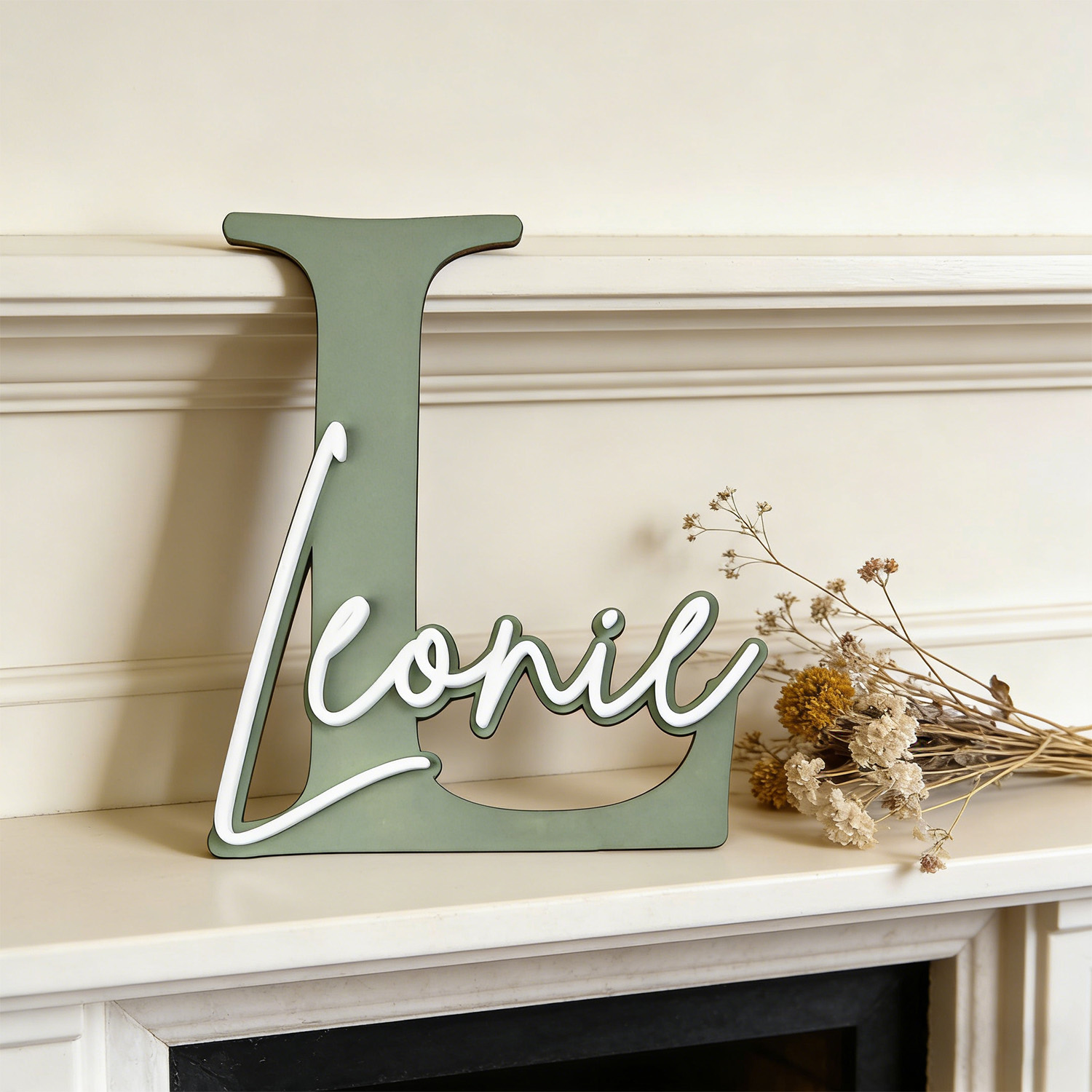 1個入り 二層構造木製名札飾り板、内容カスタマイズ可能、家の - Home Decor For Birthday のレビューと価格