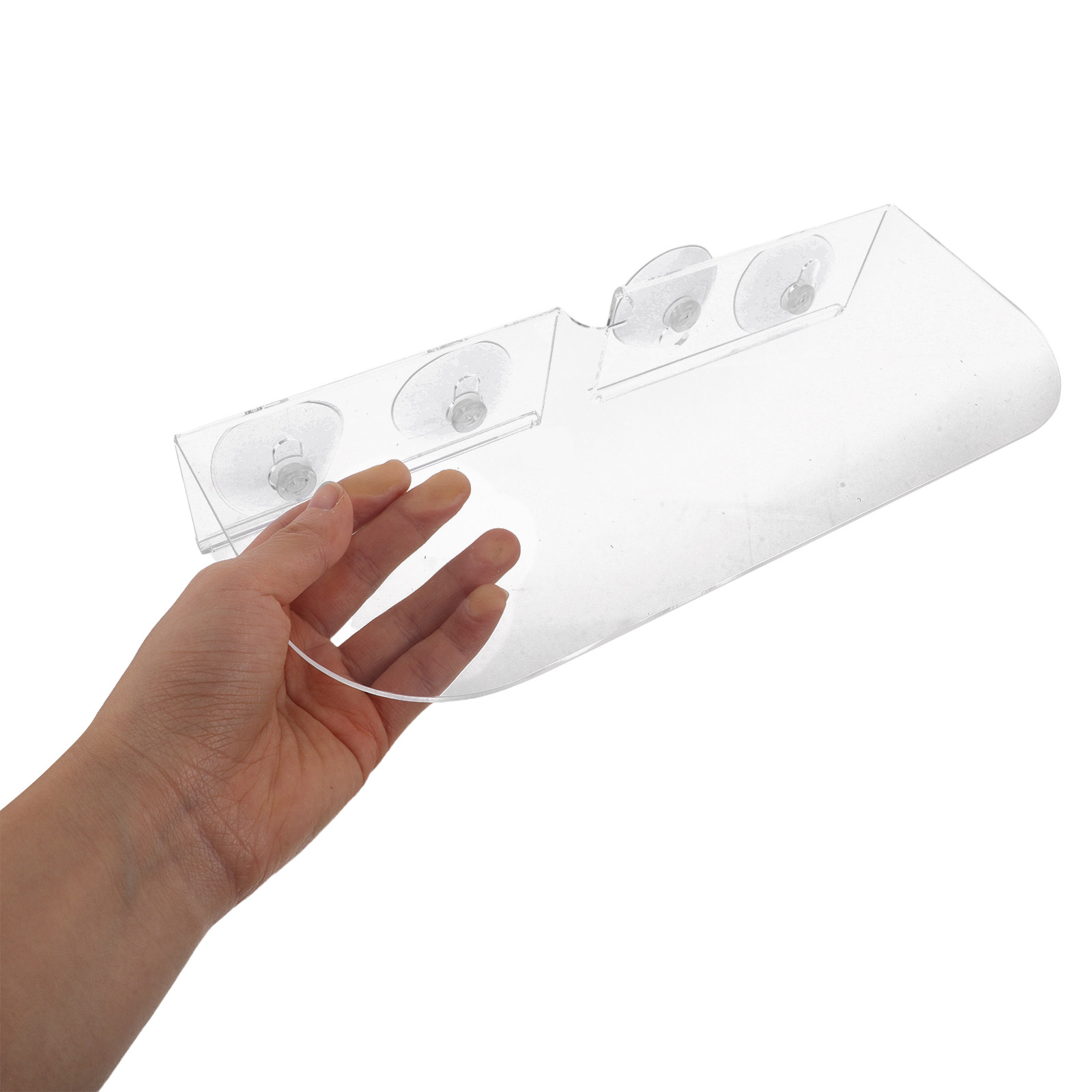 透明アクリル製の窓用プランターシェルフ。吸盤式で壁に取り付け - Floating Shelves のレビューと価格
