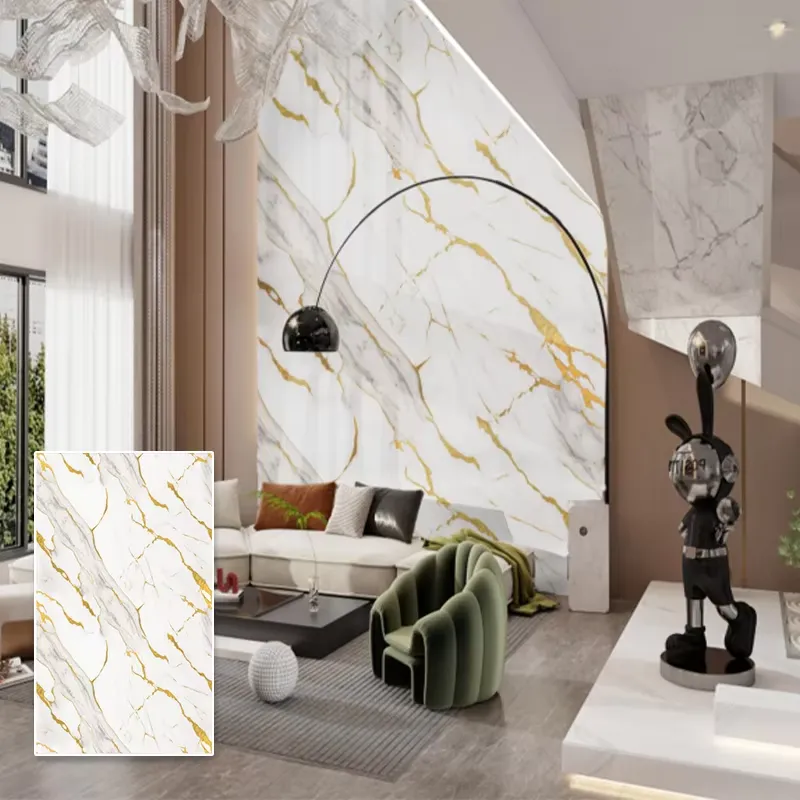 2026年防水耐火PVC欧州家庭用インテリアマーブル調壁パネ - Home Decor Wpc Panel のレビューと価格