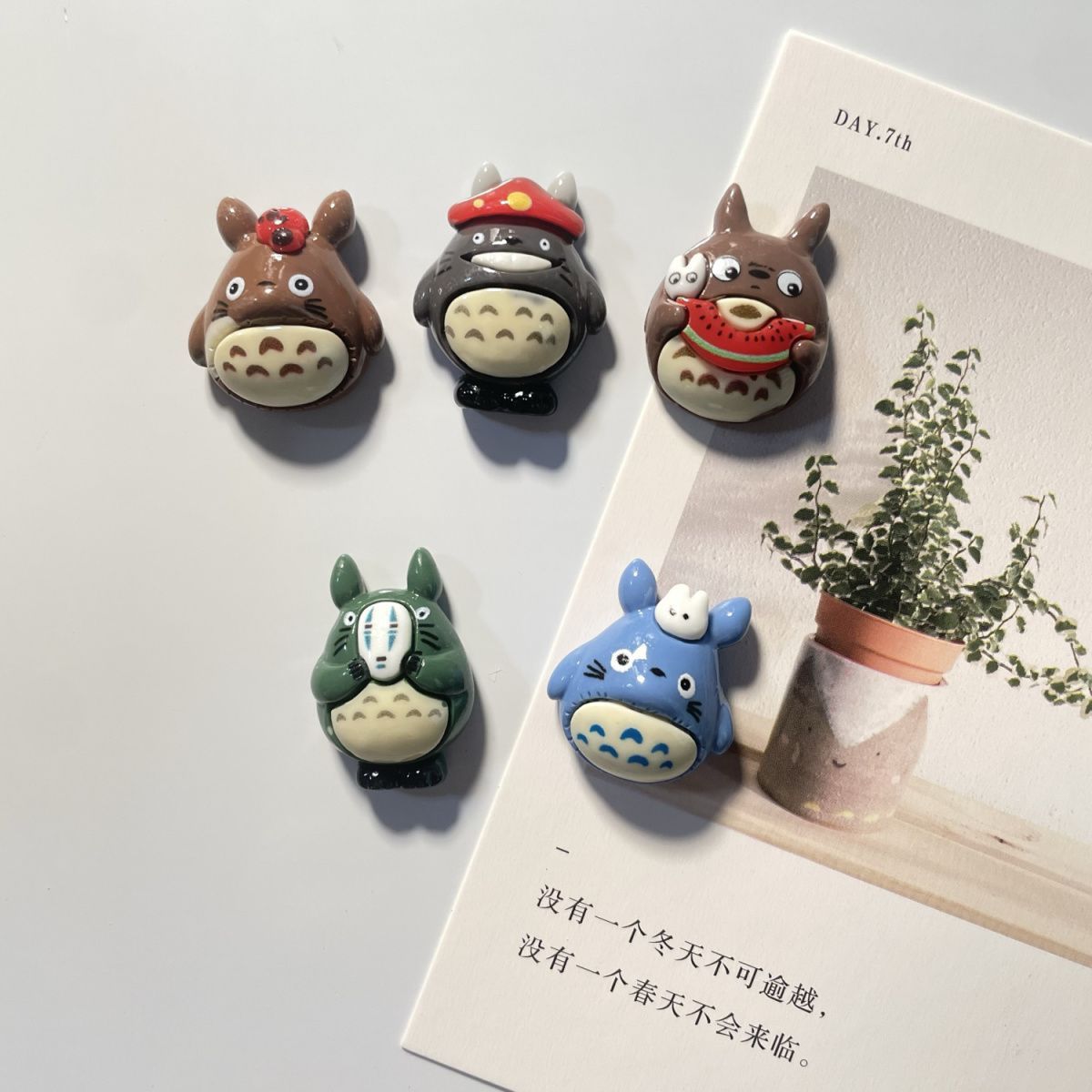 トトロアニメ樹脂製冷蔵庫マグネットかわいい漫画フィギュア磁気 - Home Decor Ideas のレビューと価格