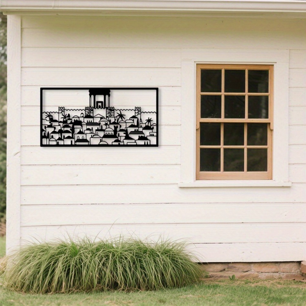 CIFBUY 金属製ウォールアート エルサレム壁画像 ユダヤ - Home Decoration のレビューと価格